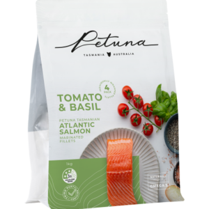 Marinated Salmon - Tomato & Basil 1kg TAS